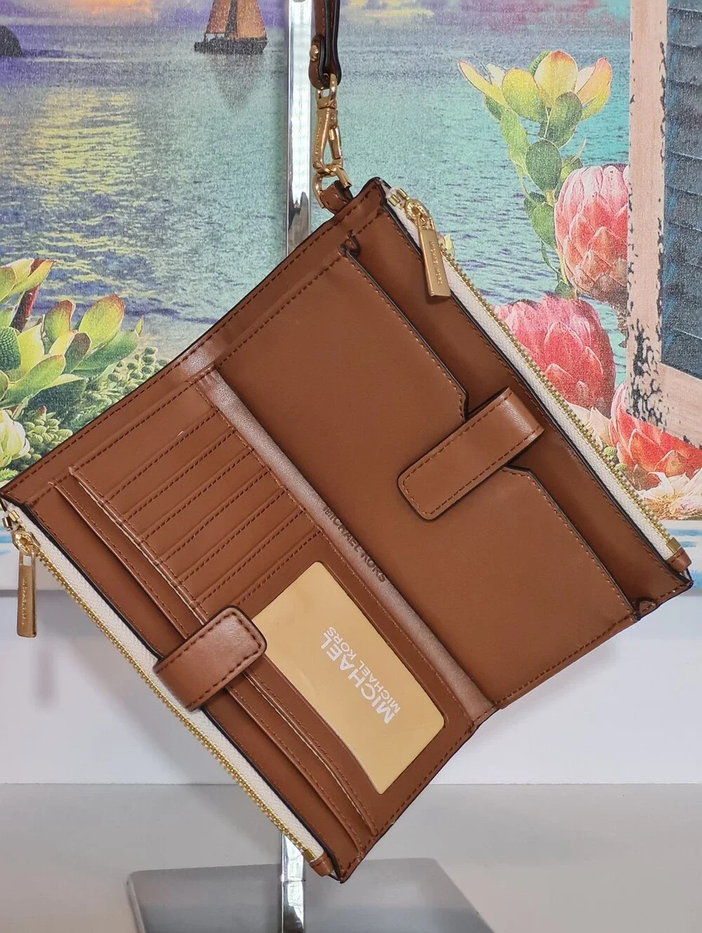 Michael Kors coated canvas
